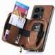 thumbnail image 5 of Funda Tipo Cartera con Correa Cruzada para Xiaomi Redmi Note 13 Pro 4G Protección Contra Golpes Marrón, 5 of 6