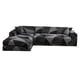 thumbnail image 3 of CUBIERTA DE SOFA COVER ELASTICE SQUILLO POLISTER SEAVERSLIPE PARA LA DORNA DE OFICINA CUATRO ASIENTOS B, 3 of 5