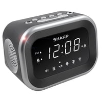 Reloj Digital Sharp Big Bang Plateado/Negro
