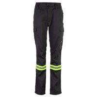 T-World - Pantalon Gabardina Dual Hi Vis Con Cinta Dia Y Noche Negro