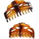 thumbnail image 1 of Pinzas de plástico grandes para el cabello, de fuerte sujeción, para cabello grueso (arco rojizo), 1 of 6