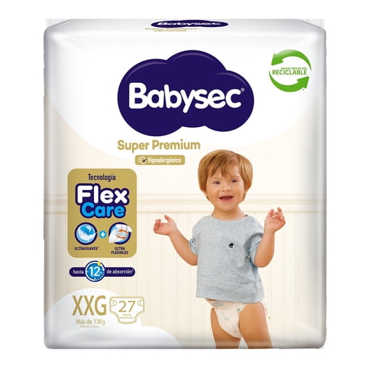 Pañales De Bebé Babysec Super Premium Xxg