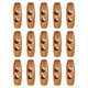thumbnail image 1 of Uxcell 15 piezas Botones de Madera de Cuerno de Oliva de 30mm / 1.2" Doble Agujero para Abrigos, Suéteres, Ropa, Manualidades DIY, Marrón Medio, 1 of 7
