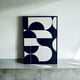 thumbnail image 3 of Cuadro Mural Canvas Abstracto Blanco Y Negro, 3 of 5
