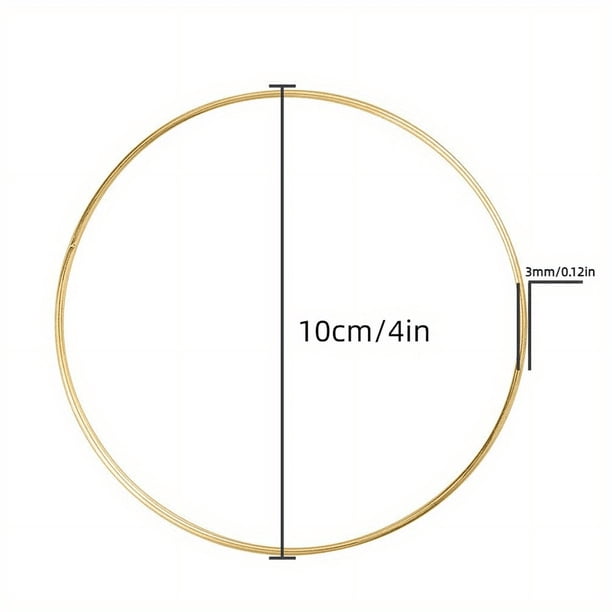 1pc, Metal Rings, For Crafts Dream Catcher Rings Metal Hoops Macrame Ring, Golden Macrame And Dream Catcher Supplies, Centerpiece Table Decorations, Home Decor, Room Decor, Party Decor, Wedding Suppli