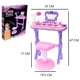 thumbnail image 3 of Piano Tocador Infantil Con Micrófono Espejo Y Silla Niñas, 3 of 3
