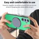 thumbnail image 5 of Magnetic Slim Case for Samsung Galaxy A24 with Camera Guard & Anti-Scratch Back Green, 5 of 6