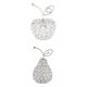 thumbnail image 1 of 2 Piezas De Adornos De Frutas De Cristal Hechos A Mano Centro De Mesa Estatua Decoración Del Hogar, 1 of 5
