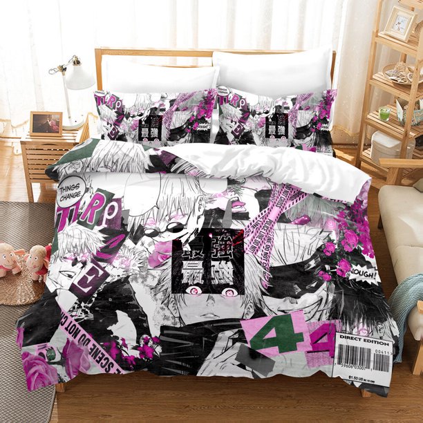 Jujutsu Kaisen game wholesale fabric quilt cover printing 3D Digital