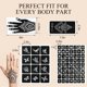 thumbnail image 5 of Kit de Plantillas para Tatuajes Temporales Koogel 18 Hojas 97 Piezas de Henna, 5 of 7