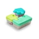 thumbnail image 2 of Utensilio para alimentación Contenedor De Alimentos Puzzle Verde y azul., 2 of 7