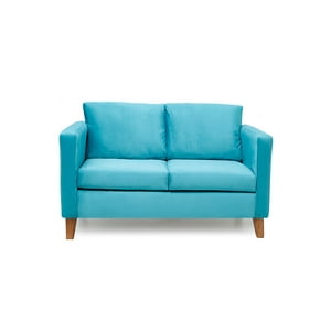 Barra Design - Sofá Mila 2C Felpa Turquesa