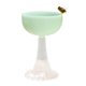 thumbnail image 3 of Tazas De Yogur Con Patas, Copa Bonita Para Fiestas De Bebidas Con Leche, Base Transparente Verde, 3 of 5