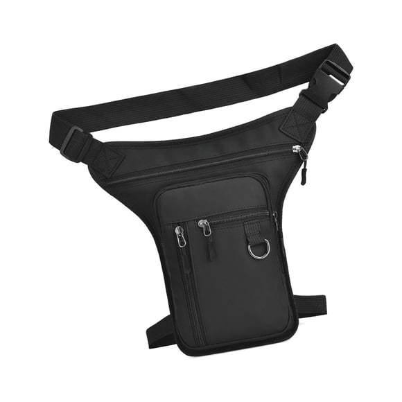 Bolsa De Moto Para Hombre Y Mujer, Ligera, Impermeable, Material De Poliuretano, Color Negro