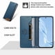 thumbnail image 5 of Funda Tipo Cartera de Cuero Sintético para Samsung Galaxy A12 Bloqueo RFID, con Ranuras para Tarjetas y Bolsillo para Efectivo, Cierre Magnético Fuerte Azul, 5 of 6