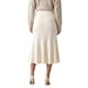 thumbnail image 3 of INSPIRE CHIC Falda Maxi de Mujer Tejido de Punto Acanalado Cola de Pescado Cintura Elástica Ajustada Elástica Suave Elegante Faldas de Suéter de Otoño Invierno Pequeña Albaricoque, 3 of 6