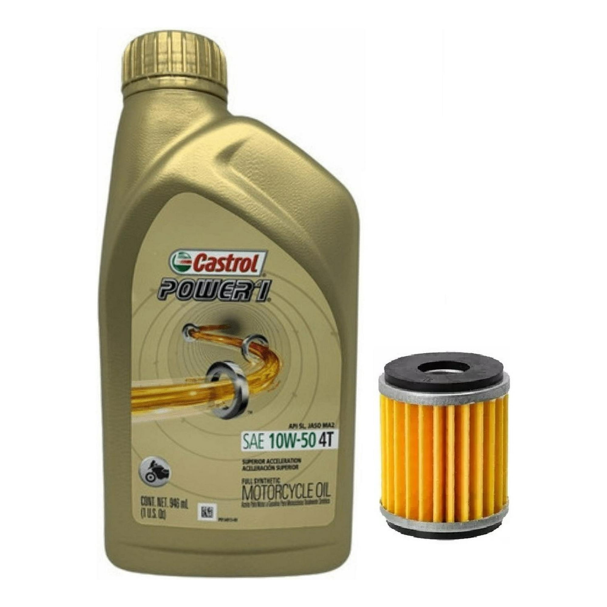 Castrol - Kit Mantencion Yamaha R15 V1 - V2 - V3 - V4 (1l + Filtro)