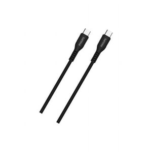 Cable Philips Usb-C A Usb-C 1M 60W Max Negro Silicona