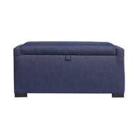 Máxima Design - Banqueta Leyzy Jeans Con Baúl 40X55X105 Cm