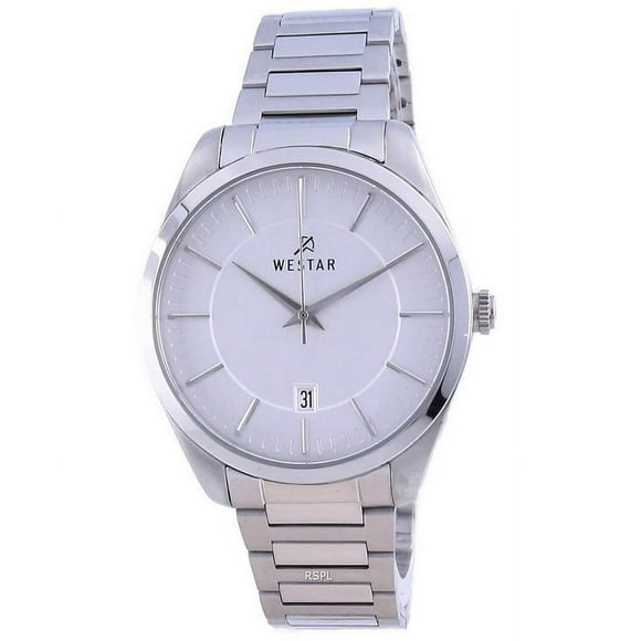 Reloj Westar Silver Dial Stainless Steel Quartz 50213 STN 107 Men's Watch