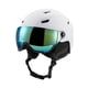 thumbnail image 3 of Casco De Esquí Gafas Protectoras Cálidas Con Almohadilla Para La Mandíbula Casco De Esquí De Nieve Para Blanco Frío De 59 A 61 Cm, 3 of 5