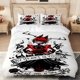 thumbnail image 1 of Hell Hotel Inn Character Themed Digital Print Set Polyester Anti-Pilling, 1 of 5