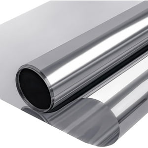 Genérica - Vinilos Para Cristales Vinilo Adhesivo Cristal Efecto Espejo 1M*6M, Anti Uv Anti Calor Unidireccional Protector De Privacidad Protege Del Sol Para Hogar Oficina Tienda