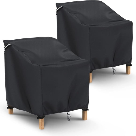 Fundas para sillas de patio Gasadar, paquete de 2, impermeables, 81 x 94 x 91 cm
