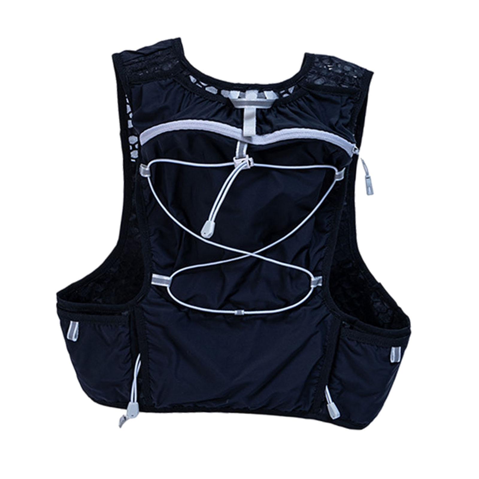 Ioensy - Mochila De Hidratación Ajustable Y Moderna Para Ciclismo, Color Negro