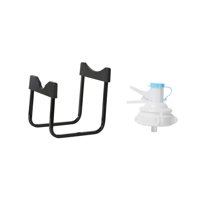 Magideal - Soporte Para Jarra De Agua, Organizador De Botellas De Agua, Soporte De Escritorio De Metal, Dispensador De Bebidas, Soporte Para Botellas De Agua Par Alt. 225 Cm 28 Cm