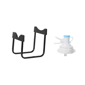 Magideal - Soporte Para Jarra De Agua, Organizador De Botellas De Agua, Soporte De Escritorio De Metal, Dispensador De Bebidas, Soporte Para Botellas De Agua Par Alt. 225 Cm 28 Cm