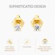 thumbnail image 2 of Pendiente GILDED 1/10 ct diamante cultivado en laboratorio, chapado en oro de 14K, 2 of 8
