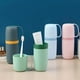 thumbnail image 2 of 1pc Portable Toothbrush Box, Dustproof Toothbrush Toothpaste Cup Holder, Plastic Lightweight Toothbrush Container For Traveling Camping, Bathroom Accessories, 2 of 4