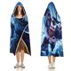 thumbnail image 3 of Venom Manta Capa Con Capucha Anti bolitas Manta De Lana Ártica Suave Manta Portátil De Felpa Ligera Y Lujosa Poncho Para Siesta En Casa Y Oficina 100*130cm, 3 of 6