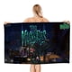 thumbnail image 1 of Los Munster Toalla de playa de secado rápido con diseño temático, regalo para mujeres y niñas, ideal para cumpleaños, fans, amantes de la música, uso en la playa o al aire libre, 78 × 180 cm, 1 of 6