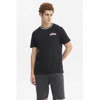 Fashionspark - Polera Hombre Regular Print Negro - Ll