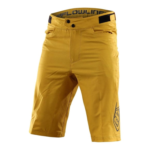 Pantalones cortos de ciclismo Troy Lee Designs Flowline Solid Gold 30
