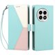 thumbnail image 3 of Funda Libro Tricolor para OnePlus 13 con Ranuras para Tarjetas, Verde, 3 of 6