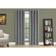 thumbnail image 2 of Panel de cortina Monarch Specialties Blackout 95H gris (juego de 2), 2 of 6