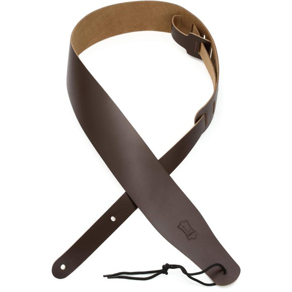 Correa para guitarra Levy's Leathers M26-DBR 2 1/2 marrón oscuro