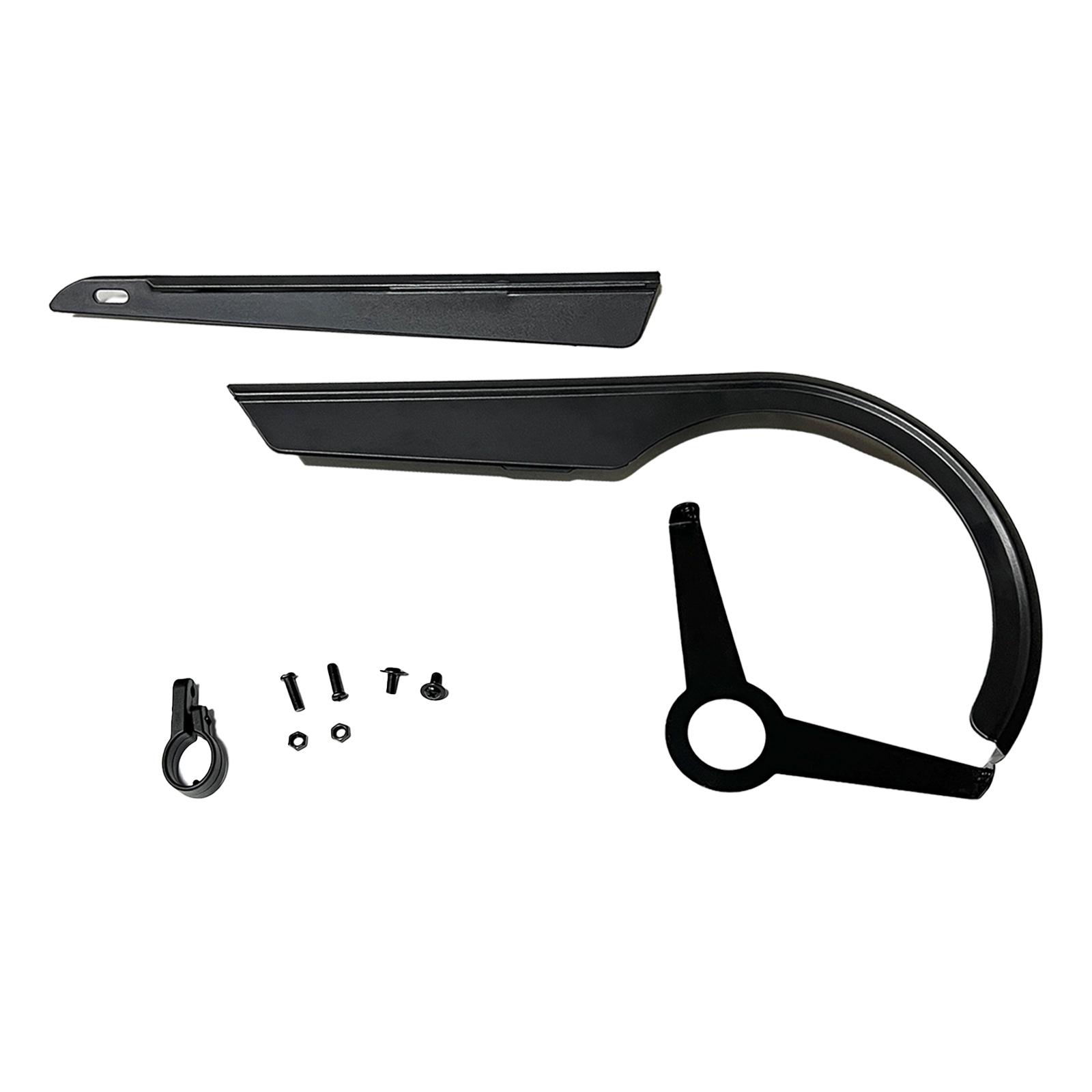 Magideal - Funda Protectora De Cadena De Bicicleta, Juego De Bielas 48-52T, Protección Portátil Para Ciclismo, Cubierta De Cadena Universal, Reemplazo De Carcasa Con Cola Fija