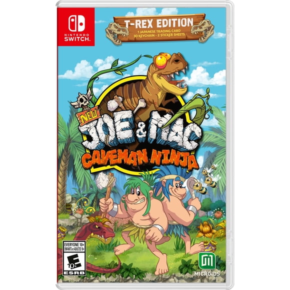 Videojuego Joe And Mac Caveman Ninja T rex Edition Para Nintendo Switch