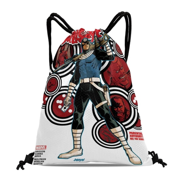 Bullseye Mochila de Cuerdas para Deportes y Gimnasio, Bolsa de Cuerdas Resistente al Agua, Bolsa Cinch, 30×40cm