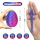 thumbnail image 5 of Juego de 4 cestas de Pascua con diseño de huevos de dragón y dragón de cristal, 5 of 6