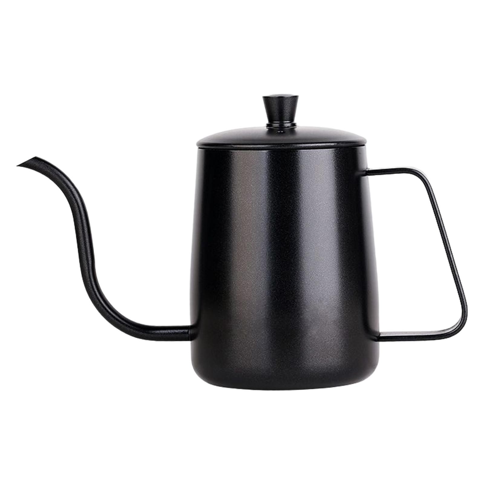 Bothyi - Hervidor De Café Por Goteo A Mano De Acero Inoxidable, Tetera Con Cuello De Cisne De 600Ml