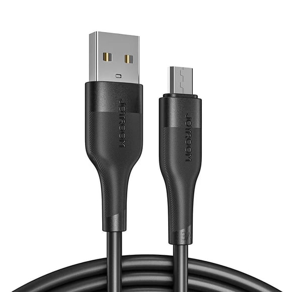 Cable USB-A a Micro USB 3A Carga Rápida 1 m (Negro) - JOYROOM
