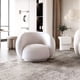 thumbnail image 5 of Sillón Individual Blanco Estilo Minimalista Blanco, 5 of 8
