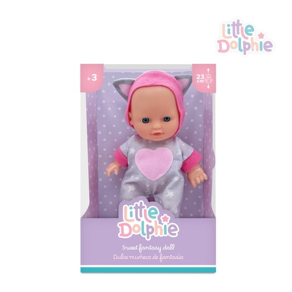 Muñeca Bebé 23 cm Perfumada con Cuerpo Moldeado