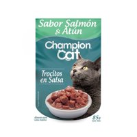 Sachet Champion Cat Adulto Salmón - Atún 12 Un.