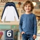 thumbnail image 1 of Pack 6 Poleras Camisetas Bambú Cuello Redondo Primera Capa Manga Larga Colores Surtido Niño, 1 of 9
